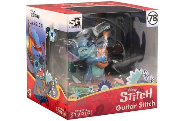 Disney - Lillo & Stitch - Guitar Stitch - Super Figure Collection - 1:10 Pvc Statue - Imagen 3