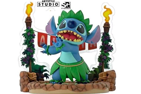 Disney - Lillo & Stitch - Hula Dance Stitch - Super Figure Collection - 1:10 Pvc Statue - Imagen 2