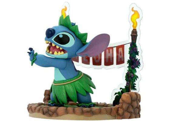 Disney - Lillo & Stitch - Hula Dance Stitch - Super Figure Collection - 1:10 Pvc Statue - Imagen 3