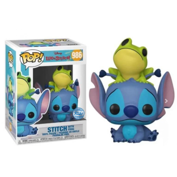 Funko POP! Lilo & Stitch Stitch with Frog 986