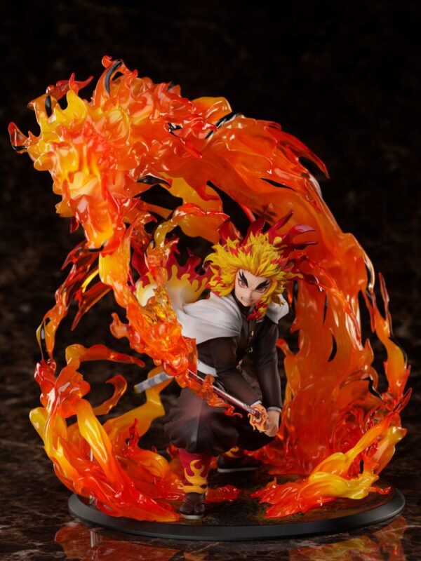 Demon Slayer: Kimetsu no Yaiba Estatua 1/8 Kyojuro Rengoku 26 cm - Imagen 2