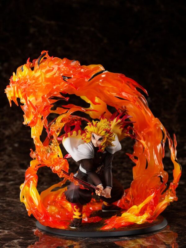 Demon Slayer: Kimetsu no Yaiba Estatua 1/8 Kyojuro Rengoku 26 cm - Imagen 3