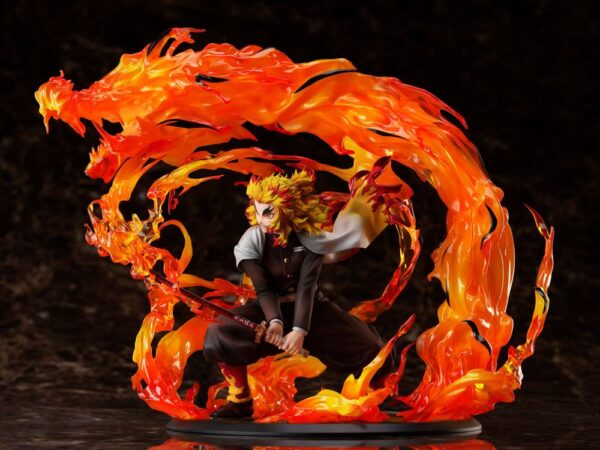 Demon Slayer: Kimetsu no Yaiba Estatua 1/8 Kyojuro Rengoku 26 cm - Imagen 4