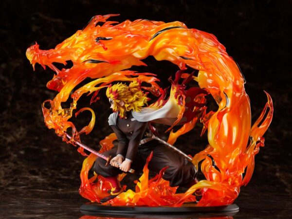 Demon Slayer: Kimetsu no Yaiba Estatua 1/8 Kyojuro Rengoku 26 cm - Imagen 5