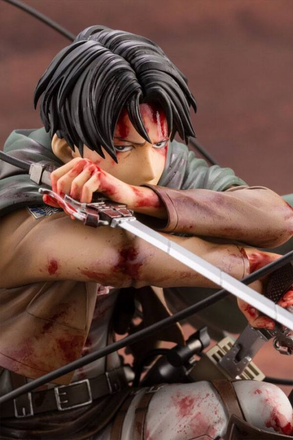 Attack on Titan Kotobukiya ARTFXJ PVC 1/7 Levi Fortitude Ver. 17 cm - Imagen 7