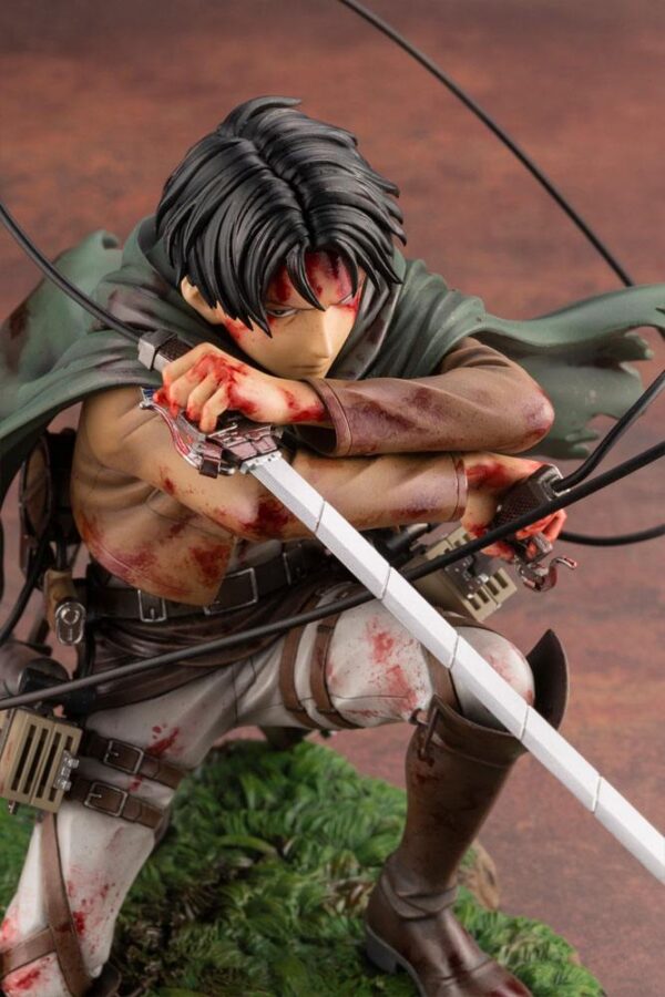 Attack on Titan Kotobukiya ARTFXJ PVC 1/7 Levi Fortitude Ver. 17 cm - Imagen 9