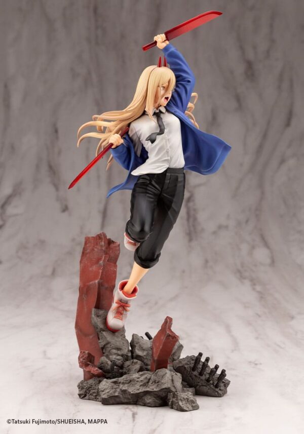 Chainsaw Man Kotobukiya ARTFXJ PVC 1/8 Power Bonus Edition 29 cm - Imagen 6