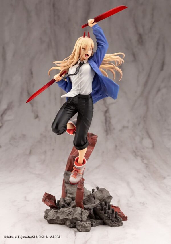 Chainsaw Man Kotobukiya ARTFXJ PVC 1/8 Power Bonus Edition 29 cm - Imagen 7