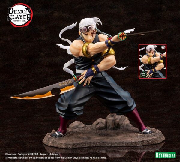 Demon Slayer: Kimetsu no Yaiba Kotobukiya ARTFXJ PVC 1/8 Tengen Uzui Bonus Edition 23 cm