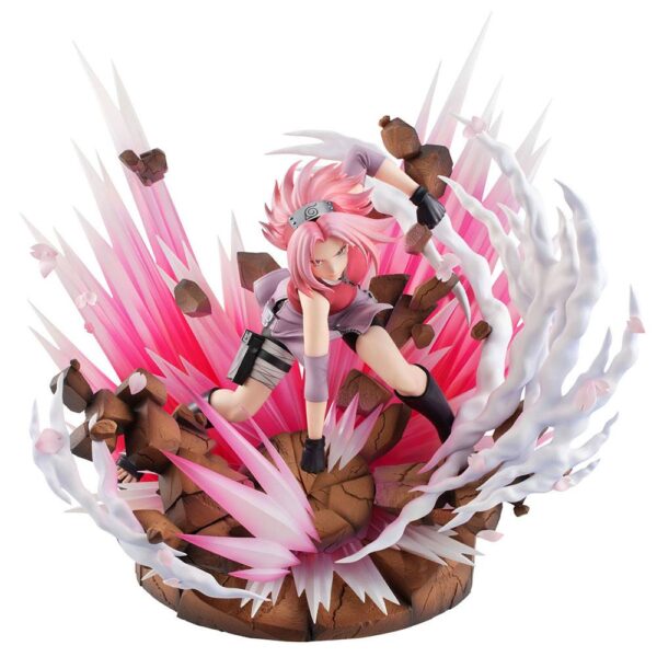 Naruto Megahouse Gals DX Haruno Sakura Version 3 27 cm - Imagen 3