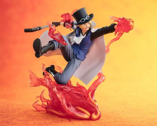 One Piece Figuarts ZERO Extra Battle Estatua PVC Sabo Fire Fist Rook Check 19 cm - Imagen 2