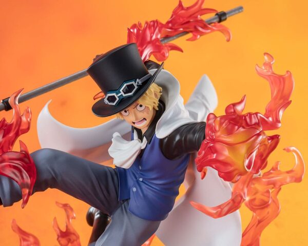 One Piece Figuarts ZERO Extra Battle Estatua PVC Sabo Fire Fist Rook Check 19 cm - Imagen 4