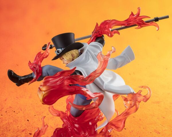 One Piece Figuarts ZERO Extra Battle Estatua PVC Sabo Fire Fist Rook Check 19 cm - Imagen 5