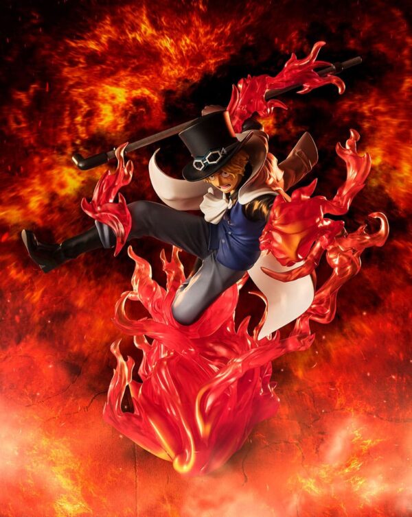 One Piece Figuarts ZERO Extra Battle Estatua PVC Sabo Fire Fist Rook Check 19 cm - Imagen 6