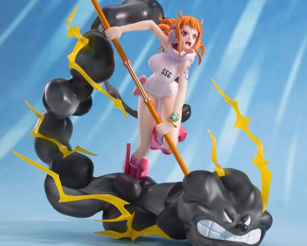 One Piece Figuarts ZERO Extra Battle Estatua PVC Nami Lightning Blast 17 cm - Imagen 4