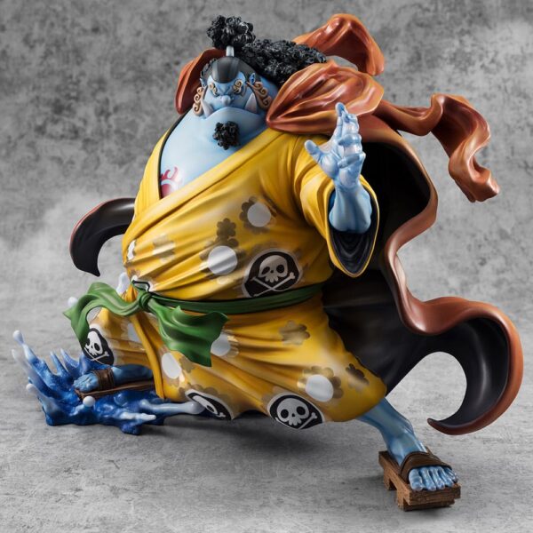 One Piece Megahouse Portrait Of Pirates SA-MAXIMUM Knight of the Sea Jinbe Limited Reprint 25 cm