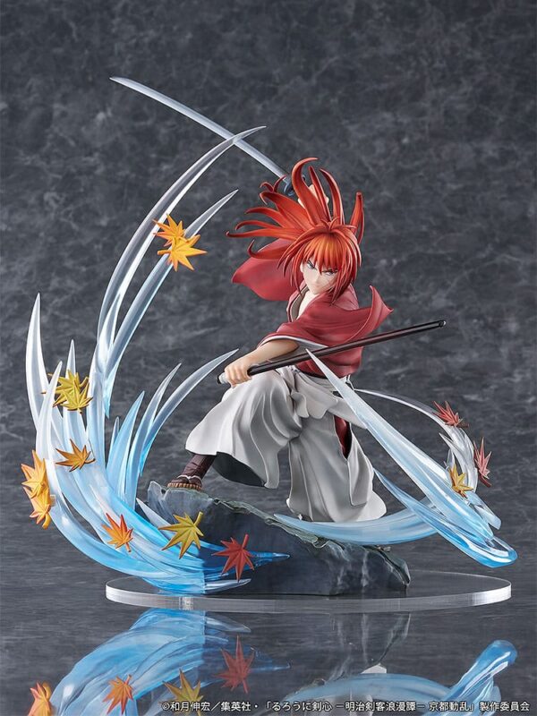 Rurouni Kenshin: Meiji Kenkaku Romantan Kyoto Douran Proof 1/7 Kenshin Himura Souryusen Ver. 27 cm