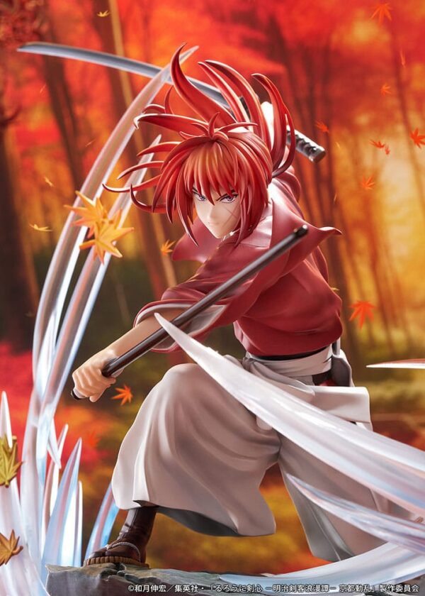 Rurouni Kenshin: Meiji Kenkaku Romantan Kyoto Douran Proof 1/7 Kenshin Himura Souryusen Ver. 27 cm - Imagen 5