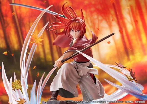 Rurouni Kenshin: Meiji Kenkaku Romantan Kyoto Douran Proof 1/7 Kenshin Himura Souryusen Ver. 27 cm - Imagen 6