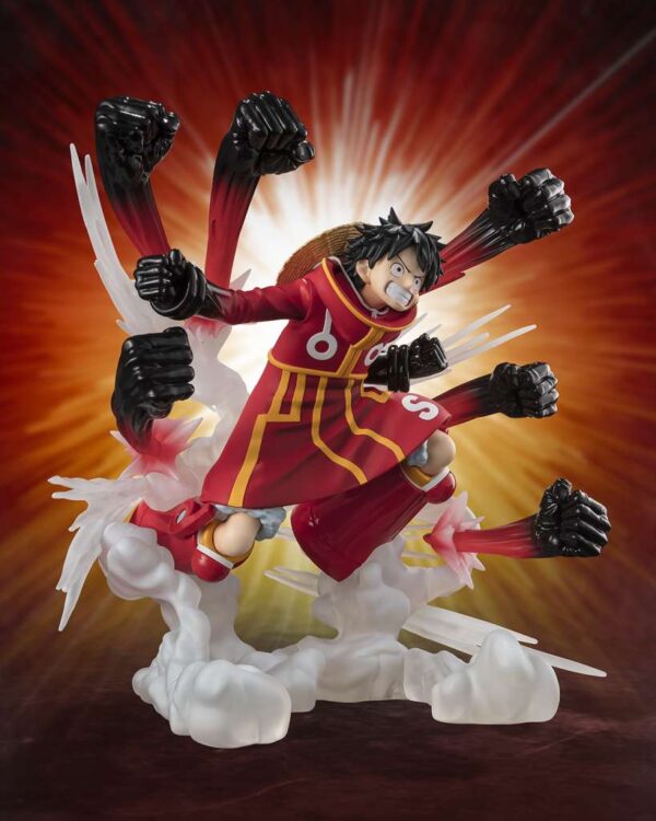 One Piece Luffy Gum Gum Hawk Figuarts Zero Extra Battle Tamashii Nations 18 cm - Imagen 3