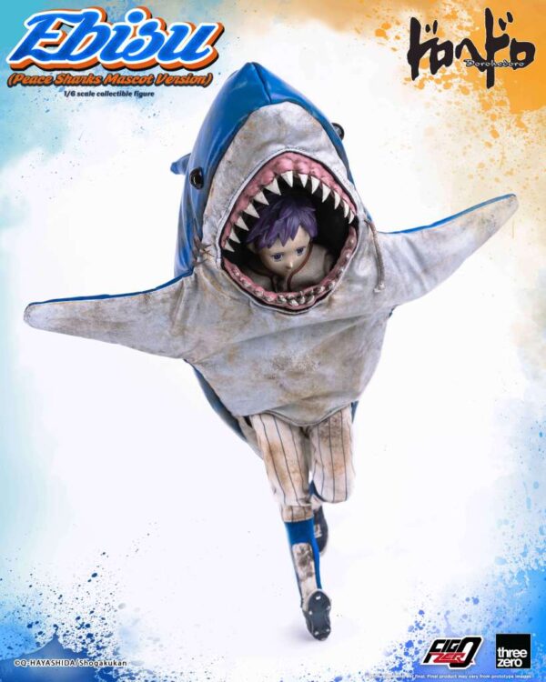 Dorohedoro Three Zero FigZero Ebisu Peace Sharks Mascot Version 1/6 - Imagen 3