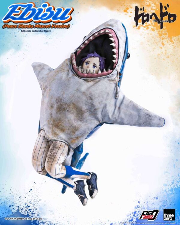 Dorohedoro Three Zero FigZero Ebisu Peace Sharks Mascot Version 1/6 - Imagen 5