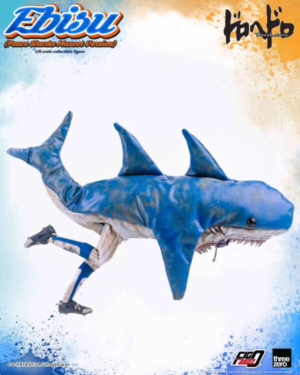 Dorohedoro Three Zero FigZero Ebisu Peace Sharks Mascot Version 1/6 - Imagen 6