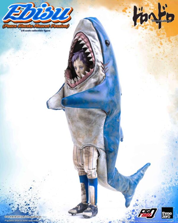 Dorohedoro Three Zero FigZero Ebisu Peace Sharks Mascot Version 1/6 - Imagen 7