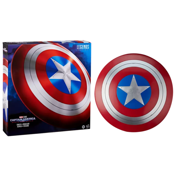 Marvel Escudo capitán América Scale 1/1 Legend Series Hasbro 60 cm