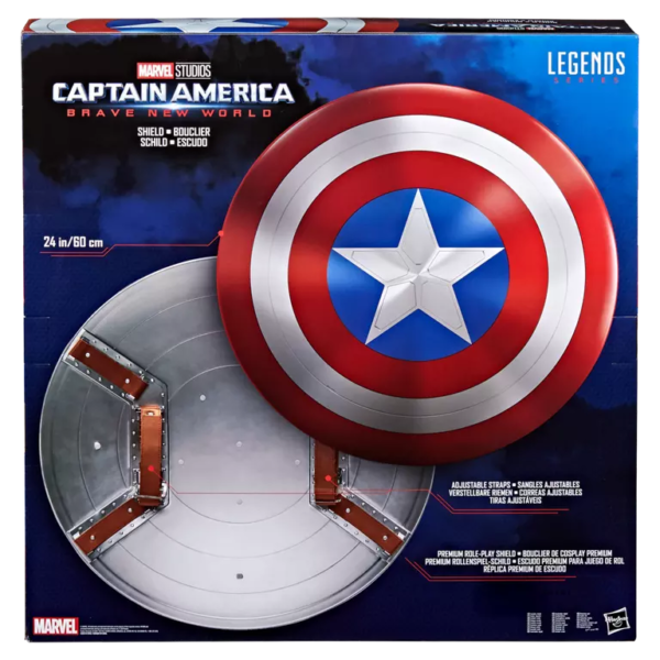 Marvel Escudo capitán América Scale 1/1 Legend Series Hasbro 60 cm - Imagen 3