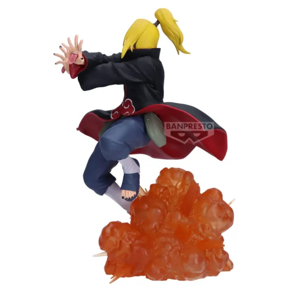 Naruto Shippuden Deidara Vibration Stars Plus Banpresto 18 cm - Imagen 4