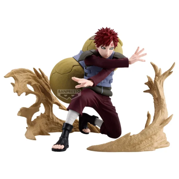 Naruto Shippuden Gaara Vibration Stars Plus Banpresto 12 cm - Imagen 2