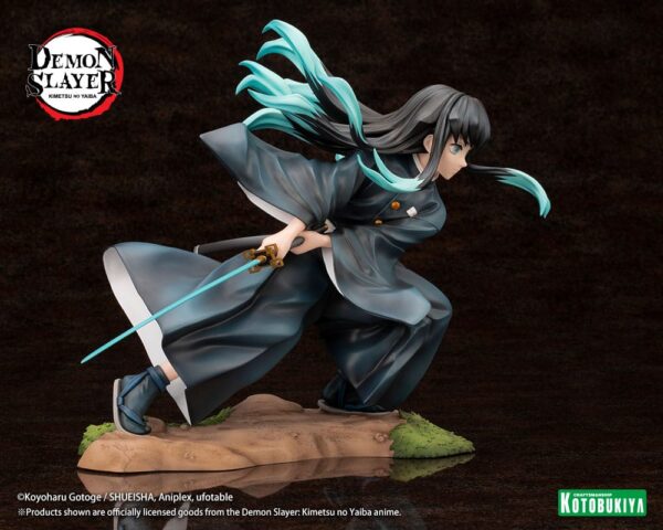 Demon Slayer: Kimetsu no Yaiba Kotobukiya ARTFXJ PVC 1/8 Muichiro Tokito Bonus Edition 18 cm - Imagen 6