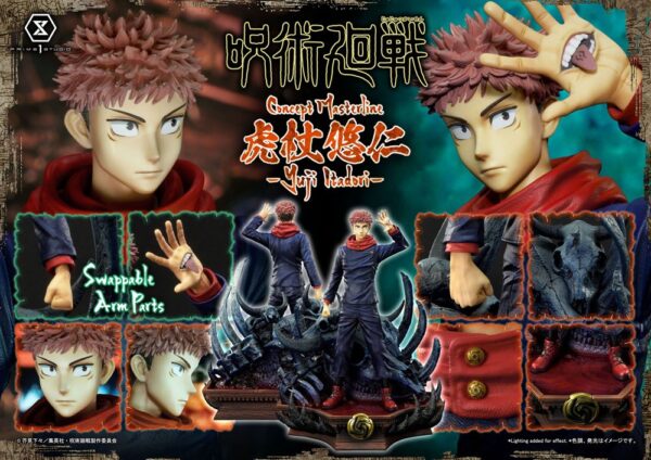Jujutsu Kaisen Prime 1 Studio Premium Masterline Series Estatua Yuji Itadori 38 cm - Imagen 8