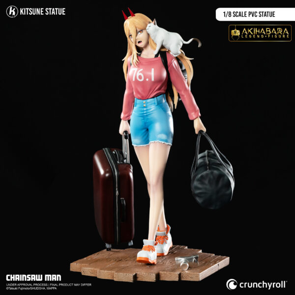 Power & Nyaako Chibi Akihabara x Kitsune (1/8) Chainsaw Man - Imagen 2