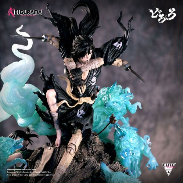 Dororo Diorama Figurama Collectors Elite Fandom 1/6 Dororo & Hyakkimaru 48 cm - Imagen 10