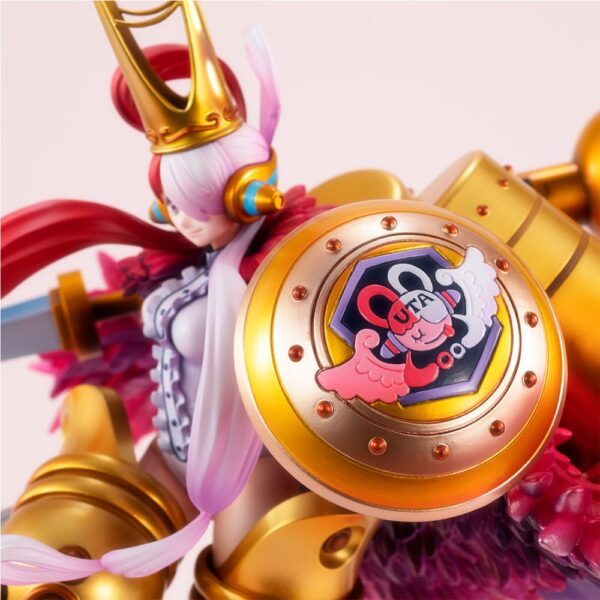 One Piece Red Megahouse Maximum Portrait Of Pirates Uta I´m Invincible 29 cm - Imagen 4