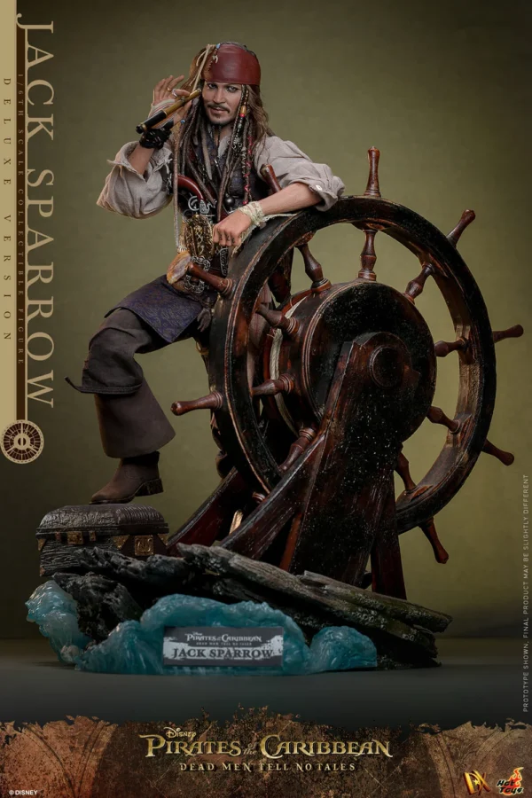 2ndo Hot Toys Jack Sparrow Deluxe Version 30 cm
