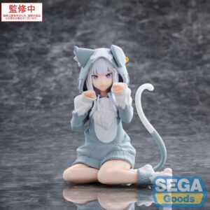 Re:Zero Starting Life in Another World Sega Goods Yumemirize Emilia Mofumofu Pack 11 cm