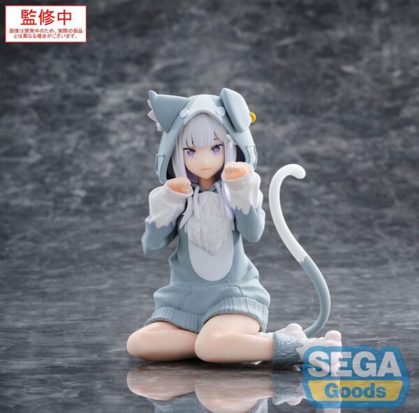 Re:Zero Starting Life in Another World Sega Goods Yumemirize Emilia Mofumofu Pack 11 cm