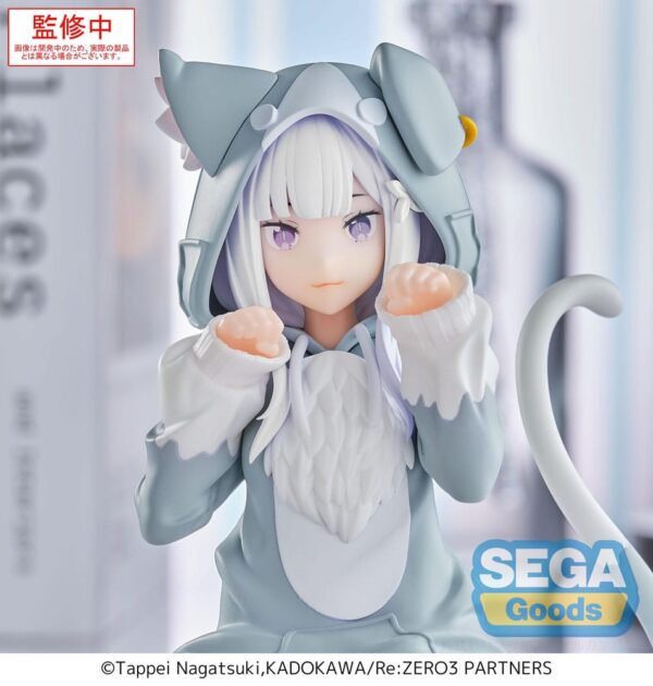 Re:Zero Starting Life in Another World Sega Goods Yumemirize Emilia Mofumofu Pack 11 cm - Imagen 3