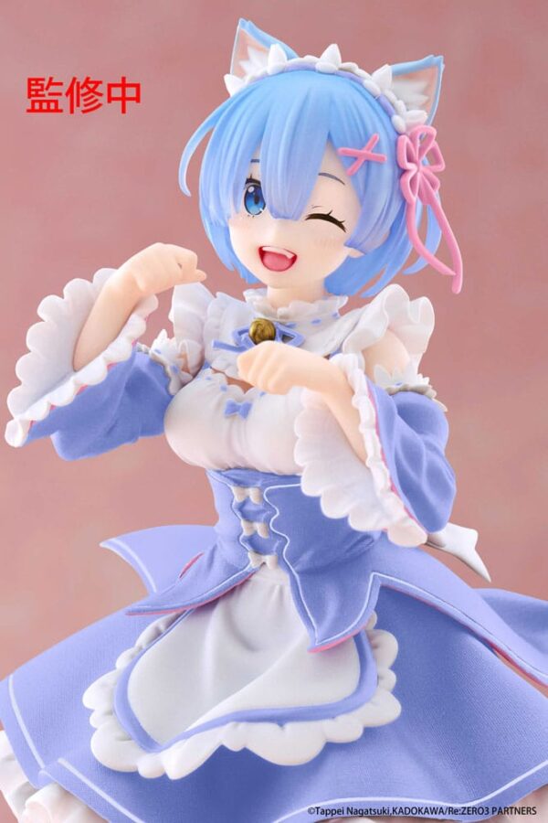 Re:Zero Starting Life in Another World Coreful Estatua PVC Rem Cat Maid Ver. Renewal 18 cm - Imagen 2