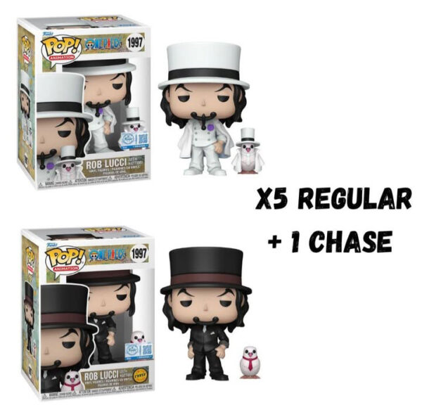 Funko POP! One Piece Rob Lucci with Hattori 1997 (CAJA COMPLETA)