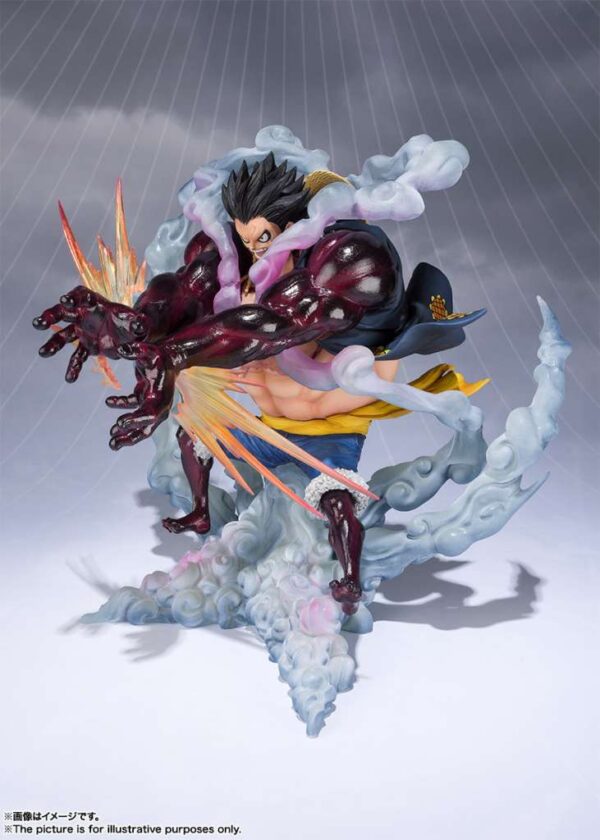 One Piece Luffy Gear 4 "Leo Bazooka" Figuarts Zero 18 cm - Imagen 3