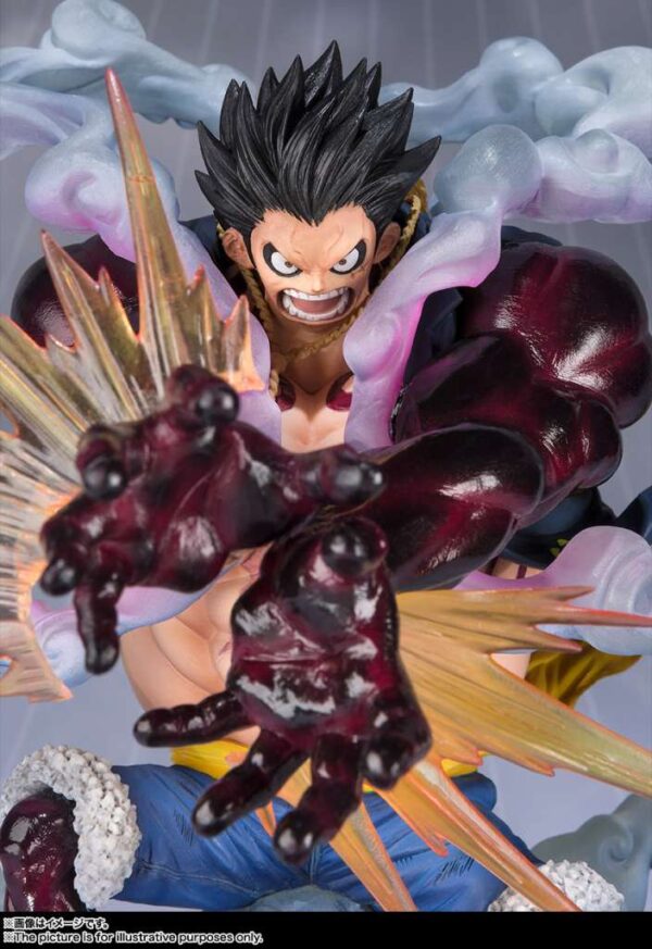 One Piece Luffy Gear 4 "Leo Bazooka" Figuarts Zero 18 cm - Imagen 4