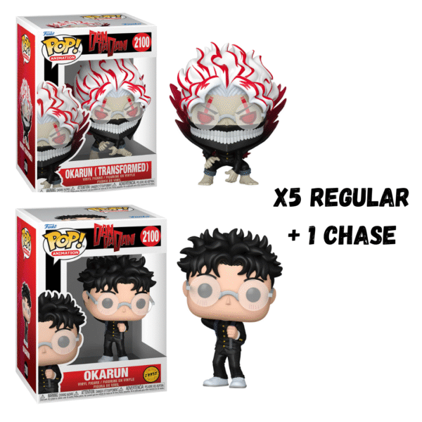 Funko POP! Dandadan Okarun with Chase 2100 (CAJA COMPLETA)