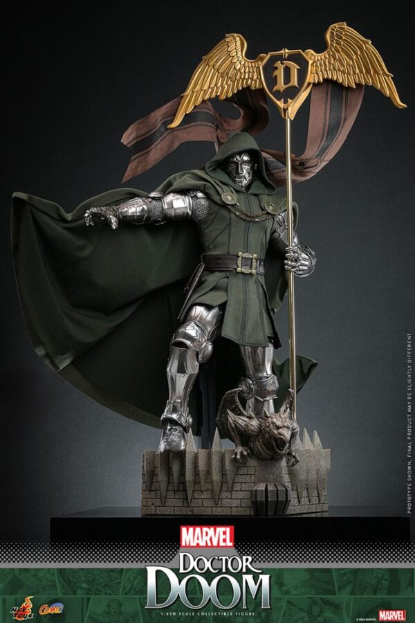 Marvel Figura Comic Masterpiece 1/6 Doctor Doom 33 cm Hot Toys