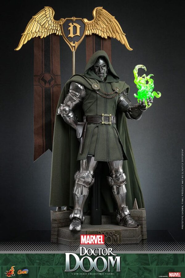 Marvel Figura Comic Masterpiece 1/6 Doctor Doom 33 cm Hot Toys - Imagen 2