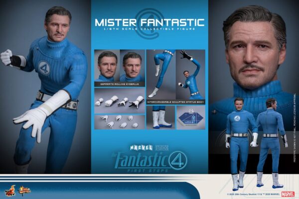 Los Cuatro Fantásticos: primeros pasos Hot Toys Movie Masterpiece 1/6 Mister Fantastic 30 cm - Imagen 5