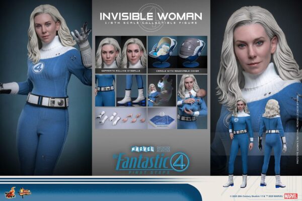Los Cuatro Fantásticos: primeros pasos Hot Toys Movie Masterpiece 1/6 Invisible Woman 28 cm - Imagen 6